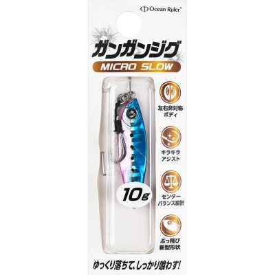 Пилькер Ocean Ruler Gungun Jig Micro Slow 10гр -Blue Pink (334)